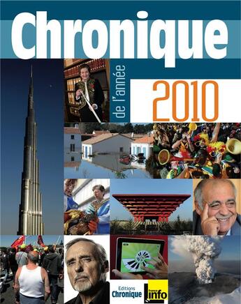 Couverture du livre « Chronique de l'année 2010 » de  aux éditions Chronique