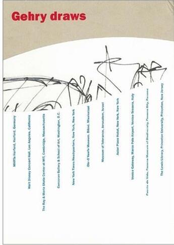 Couverture du livre « Gehry draws » de Rappolt Mark aux éditions Violette