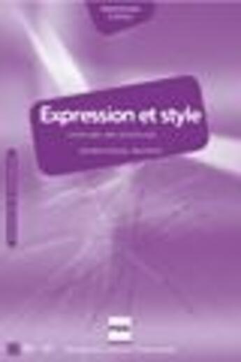 Couverture du livre « Expression et style ; corrigés » de Chovelon-Barthe aux éditions Pu De Grenoble