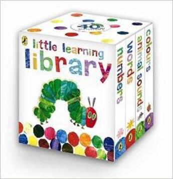 Couverture du livre « The very hungry caterpillar - little learning library » de Eric Carle aux éditions Penguin Uk