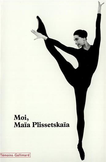 Couverture du livre « Moi, Maïa Plissetskaïa » de Maia Plissetskaia aux éditions Gallimard