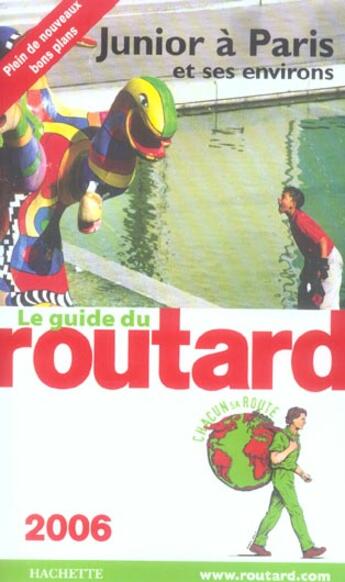Couverture du livre « Guide Du Routard ; Junior A Paris Et Ses Environs (édition 2006) » de Philippe Gloaguen aux éditions Hachette Tourisme