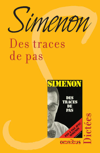 Couverture du livre « Des traces de pas » de Georges Simenon aux éditions Omnibus