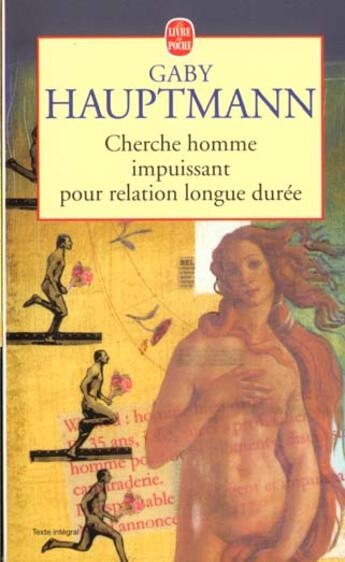 Couverture du livre « Cherche homme impuissant pour relation de longue duree » de Gaby Hauptmann aux éditions Le Livre De Poche