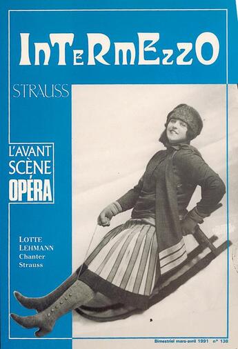Couverture du livre « L'avant-scène opéra n.138 ; intermezzo » de Richard Strauss aux éditions L'avant-scene Opera