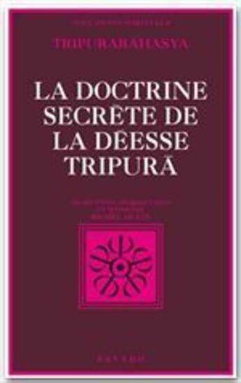Couverture du livre « La doctrine de la déesse Tripura » de Michel Hulin aux éditions Fayard