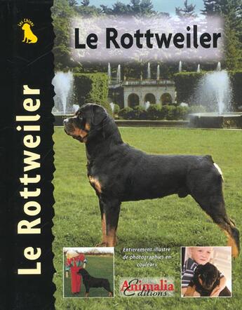 Couverture du livre « Le rottweiler ancienne edition » de  aux éditions Animalia