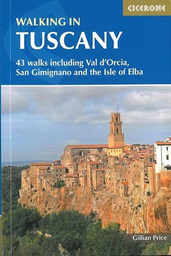 Couverture du livre « Walking in tuscany » de Gillian Price aux éditions Cicerone Press