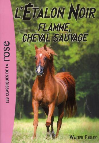 Couverture du livre « L'étalon noir t.10 ; Flamme, cheval sauvage » de Walter Farley et Steven Farley aux éditions Hachette Jeunesse