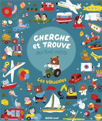 Couverture du livre « Cherche et trouve des tout-petits ; les véhicules » de Maria Neradova aux éditions Philippe Auzou
