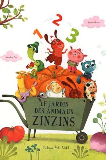Couverture du livre « Le jardin des animaux zinzins » de Virginie Hanna et Amandine Piu aux éditions Mic Mac Editions