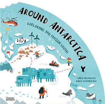 Couverture du livre « Around antarctica » de Tania Medvedeva et Maria Vyshinskaya aux éditions Thames & Hudson