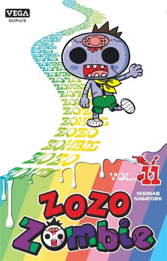 Couverture du livre « Zozo zombie Tome 11 » de Nagatoshi Yasunari aux éditions Vega Dupuis
