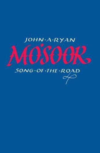 Couverture du livre « Mo'soor » de Ryan John A aux éditions Lilliput Press Digital