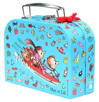 Couverture du livre « Ma petite valise Max et Lili » de Serge Bloch et Dominique De Saint-Mars aux éditions Calligram
