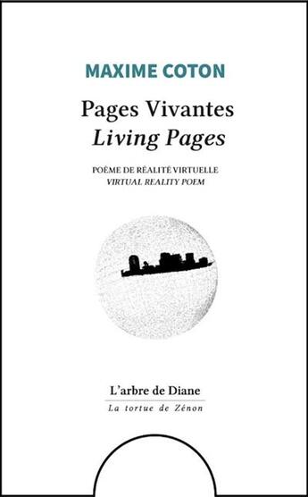 Couverture du livre « Pages vivantes ; living pages » de Maxime Coton aux éditions L'arbre De Diane