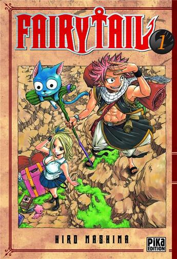 Couverture du livre « Fairy Tail Tome 1 » de Hiro Mashima aux éditions Pika