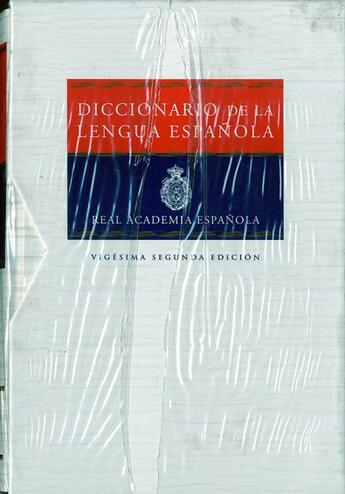Couverture du livre « Espasa Diccionario ; Real Academia ; Edition Reliee » de  aux éditions Espasa Calpe