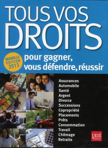 Couverture du livre « Tous vos droits (édition 2013) » de  aux éditions Prat