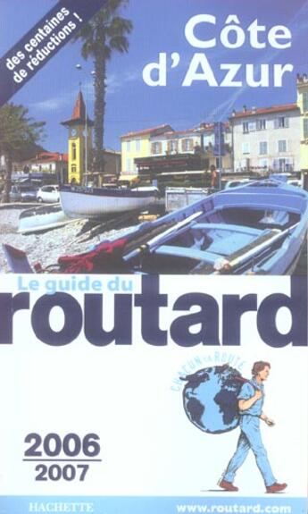 Couverture du livre « Guide Du Routard ; Cote D'Azur (Edition 2006-2007) » de Philippe Gloaguen aux éditions Hachette Tourisme