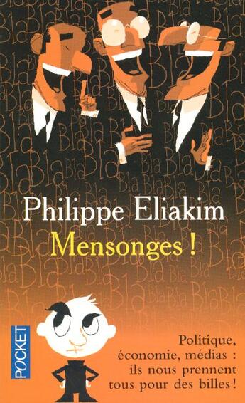 Couverture du livre « Mensonges » de Philippe Eliakim aux éditions Pocket