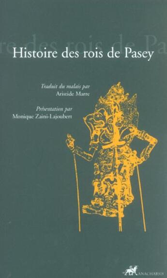 Couverture du livre « Histoire des rois de pasey » de Anonyme aux éditions Anacharsis