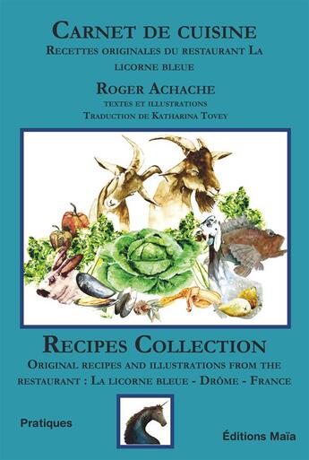 Couverture du livre « Carnet de cuisine » de Roger Achache aux éditions Editions Maia