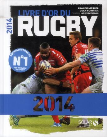 Couverture du livre « Livre d'or du rugby 2014 » de Cormier/Mesnel aux éditions Solar
