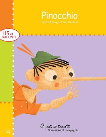 Couverture du livre « Pinocchio » de Sylvie Roberge aux éditions Dominique Et Compagnie