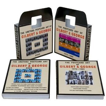 Couverture du livre « The complete postcard art of Gilbert & George » de Michael Bracewell aux éditions Prestel