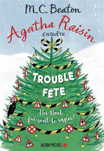 Couverture du livre « Agatha Raisin enquête Tome 21 : trouble-fête » de M.C. Beaton aux éditions Albin Michel