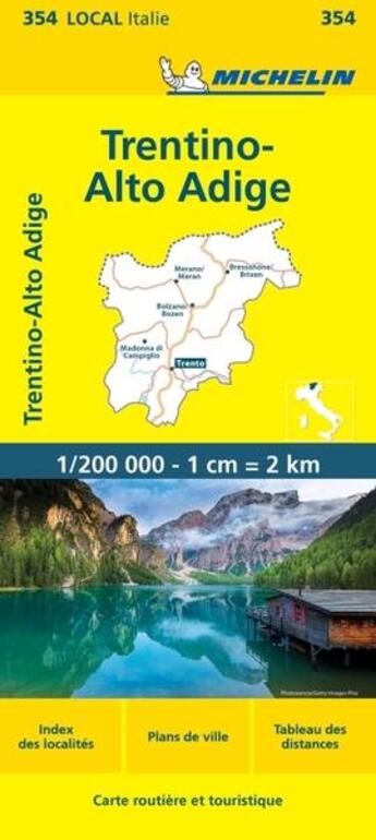 Couverture du livre « Trentino-alto adige » de Collectif Michelin aux éditions Michelin