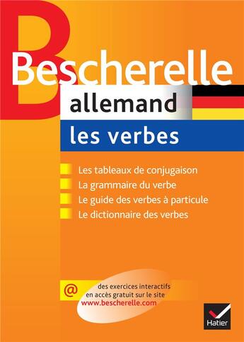 Couverture du livre « Bescherelle allemand ; les verbes » de Michel Esterle aux éditions Hatier