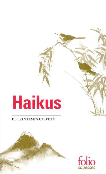 Couverture du livre « Haikus de printemps et d'été » de  aux éditions Folio