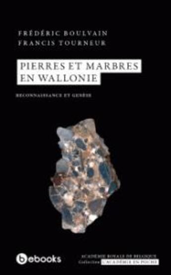Couverture du livre « Pierres et marbres en Wallonie » de Frederic Boulvain et Francis Tourneur aux éditions Academie Royale De Belgique