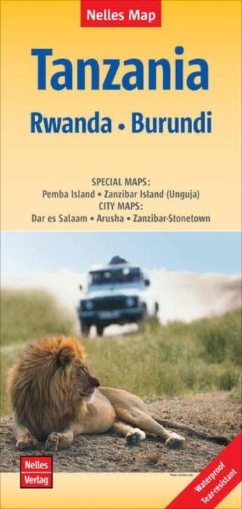 Couverture du livre « Tanzanie - rwanda - burundi » de  aux éditions Nelles