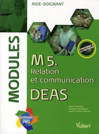 Couverture du livre « Relation et communication » de Sylvie Ameline aux éditions Vuibert