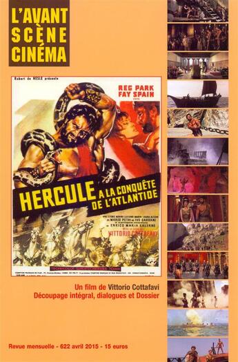 Couverture du livre « L'AVANT-SCENE CINEMA N.622 ; Hercule » de L'Avant-Scene Cinema aux éditions Alice Edition