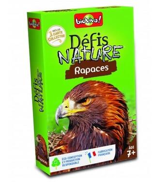 Couverture du livre « Defis nature - rapaces » de Bioviva Editions aux éditions Bioviva