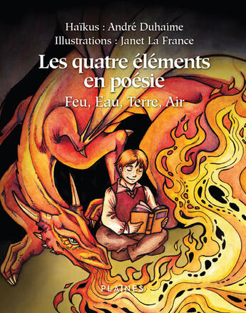 Couverture du livre « Les quatre elements en poesie : feu, eau, terre, air » de Duhaime Andre aux éditions Les Plaines Du Canada