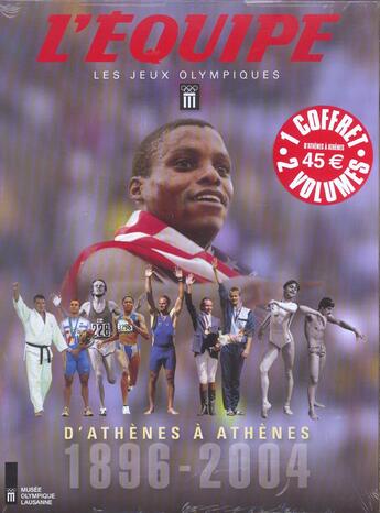 Couverture du livre « Jeux olympiques : d'athenes a athenes 1896-2004 » de L'Equipe aux éditions Calmann-levy