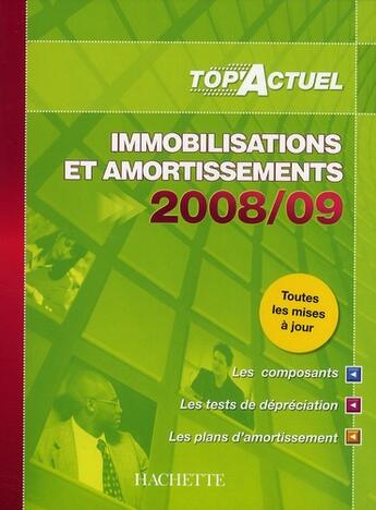 Couverture du livre « Top'actuel ; immos et amortissements 2008 » de Sopel aux éditions Hachette Education