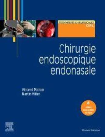 Couverture du livre « Chirurgie endoscopique endonasale » de Vincent Patron aux éditions Elsevier-masson