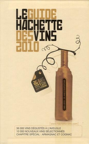 Couverture du livre « Le guide Hachette des vins ; coffret (édition 2010) » de Olivier Bompas aux éditions Hachette Pratique