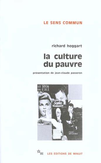 Couverture du livre « Culture du pauvre » de Richard Hoggart aux éditions Minuit