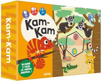 Couverture du livre « P'tit jeu de kam kam (cameleon) » de Chieko Et Richard St aux éditions Philippe Auzou