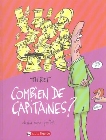 Couverture du livre « Combien de capitaines ? » de Jean-Michel Thiriet aux éditions Fluide Glacial