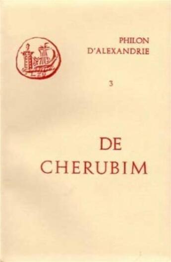 Couverture du livre « De cherubim » de Philon D'Alexandrie aux éditions Cerf