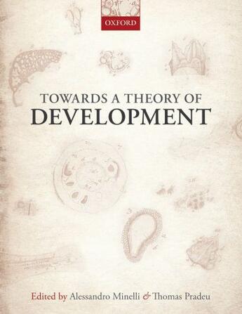 Couverture du livre « Towards a Theory of Development » de Alessandro Minelli aux éditions Oup Oxford