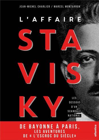 Couverture du livre « L'affaire Stavisky ; de Bayone à Paris, les aventures de 